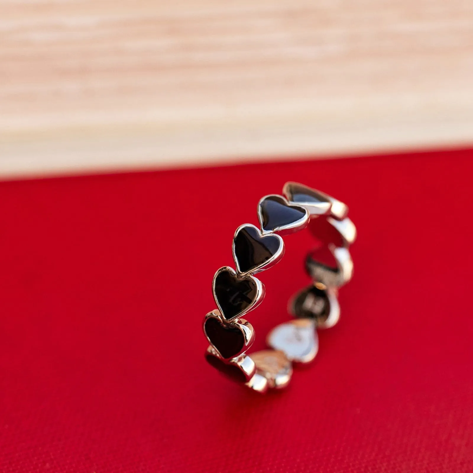 Mood Love Hearts Band Ring sold by Pura Vida product image thumbnail 3