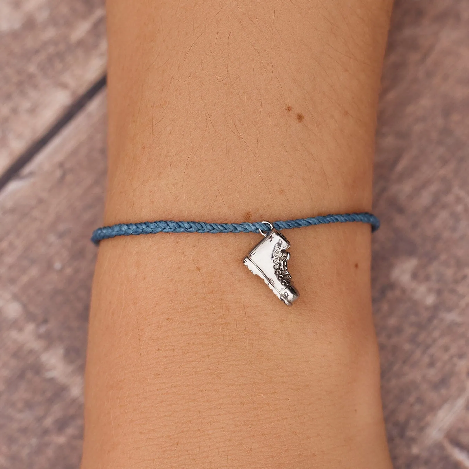 Outdoorsy Gals Hiking Boot Charm Bracelet sold by Pura Vida product image thumbnail 2