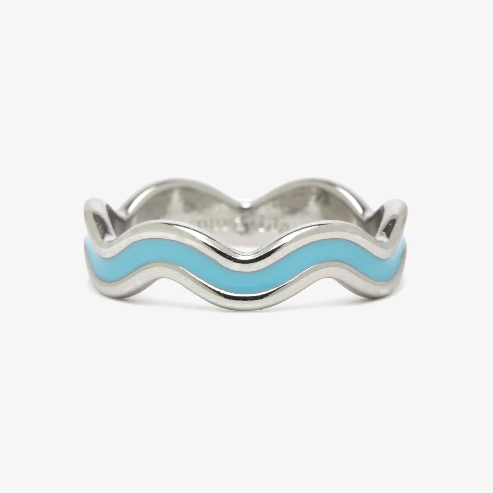 Surfrider Enamel Wiggle Ring sold by Pura Vida