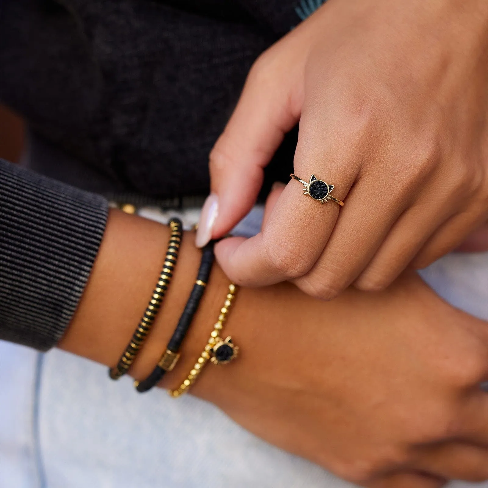 Druzy Cat Ring sold by Pura Vida product image thumbnail 4