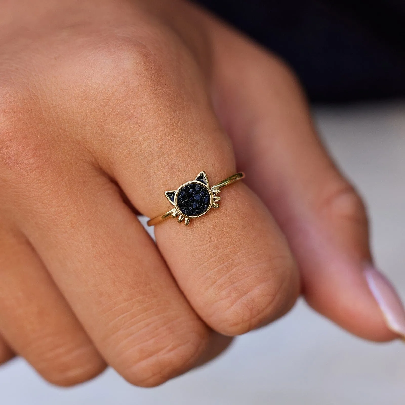 Druzy Cat Ring sold by Pura Vida product image thumbnail 2