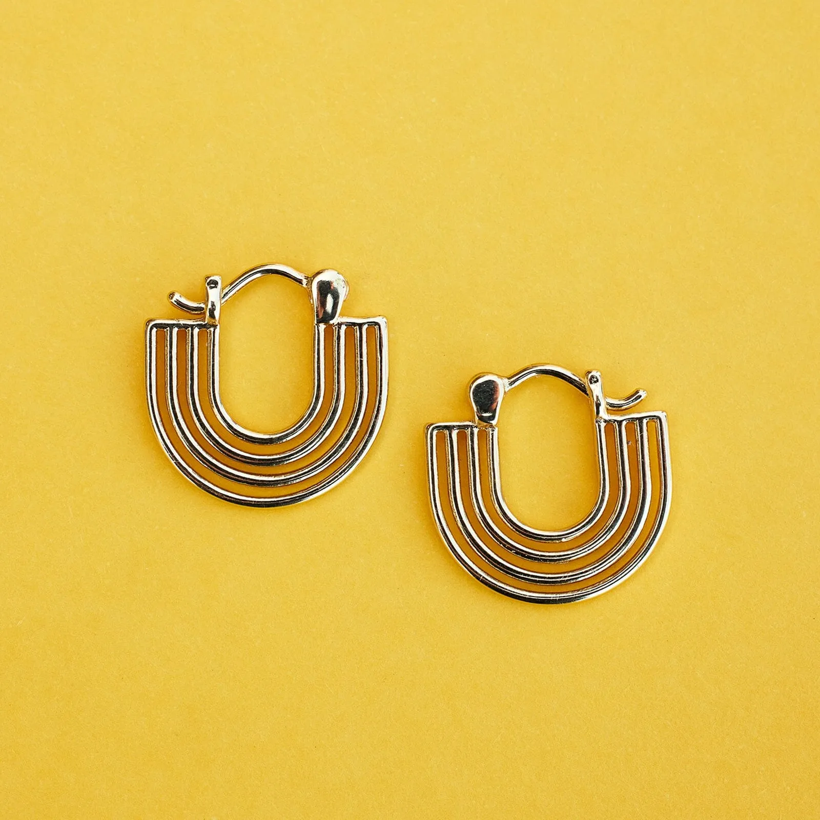 Rainbow Hoop Earrings sold by Pura Vida product image thumbnail 4