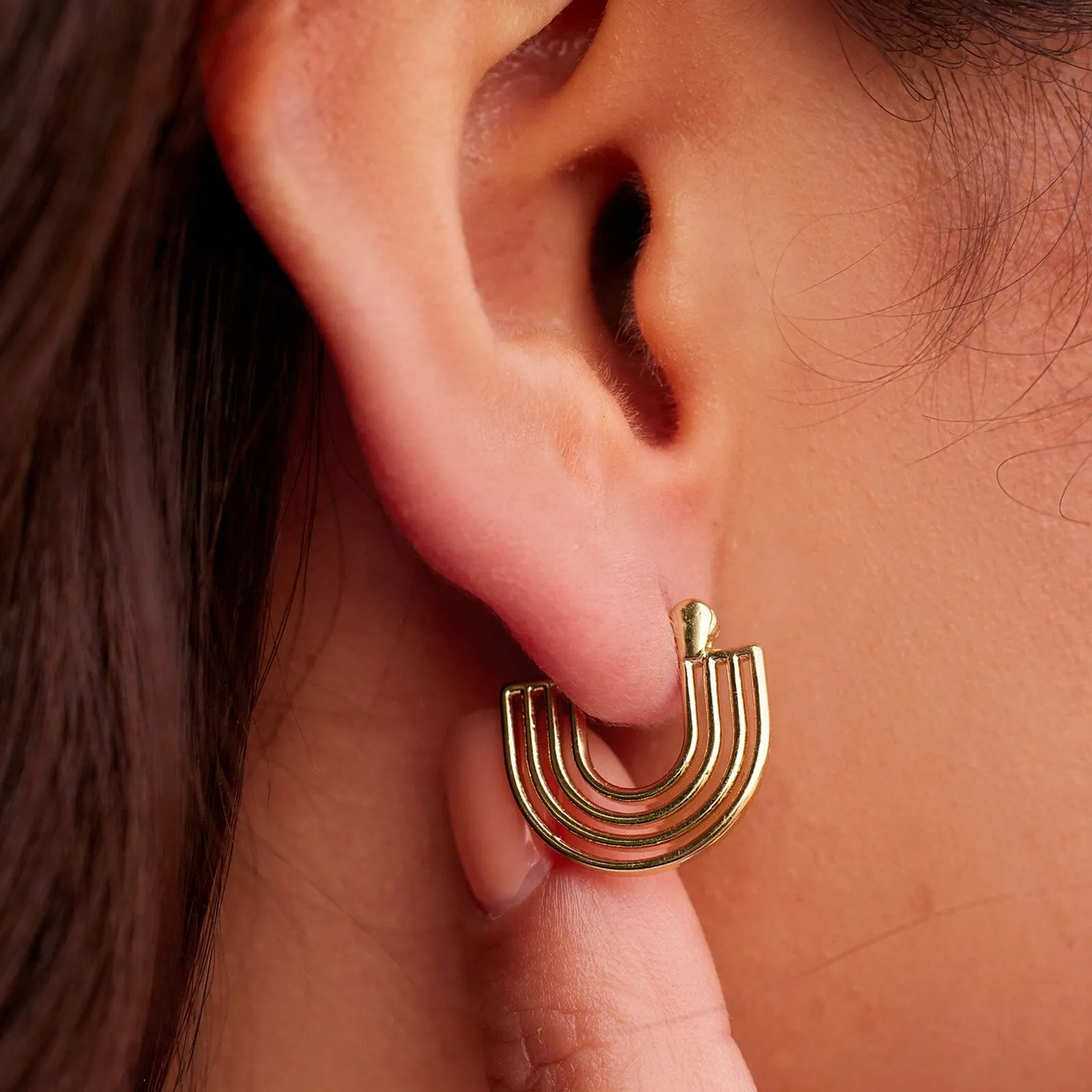 Rainbow Hoop Earrings sold by Pura Vida product image thumbnail 2