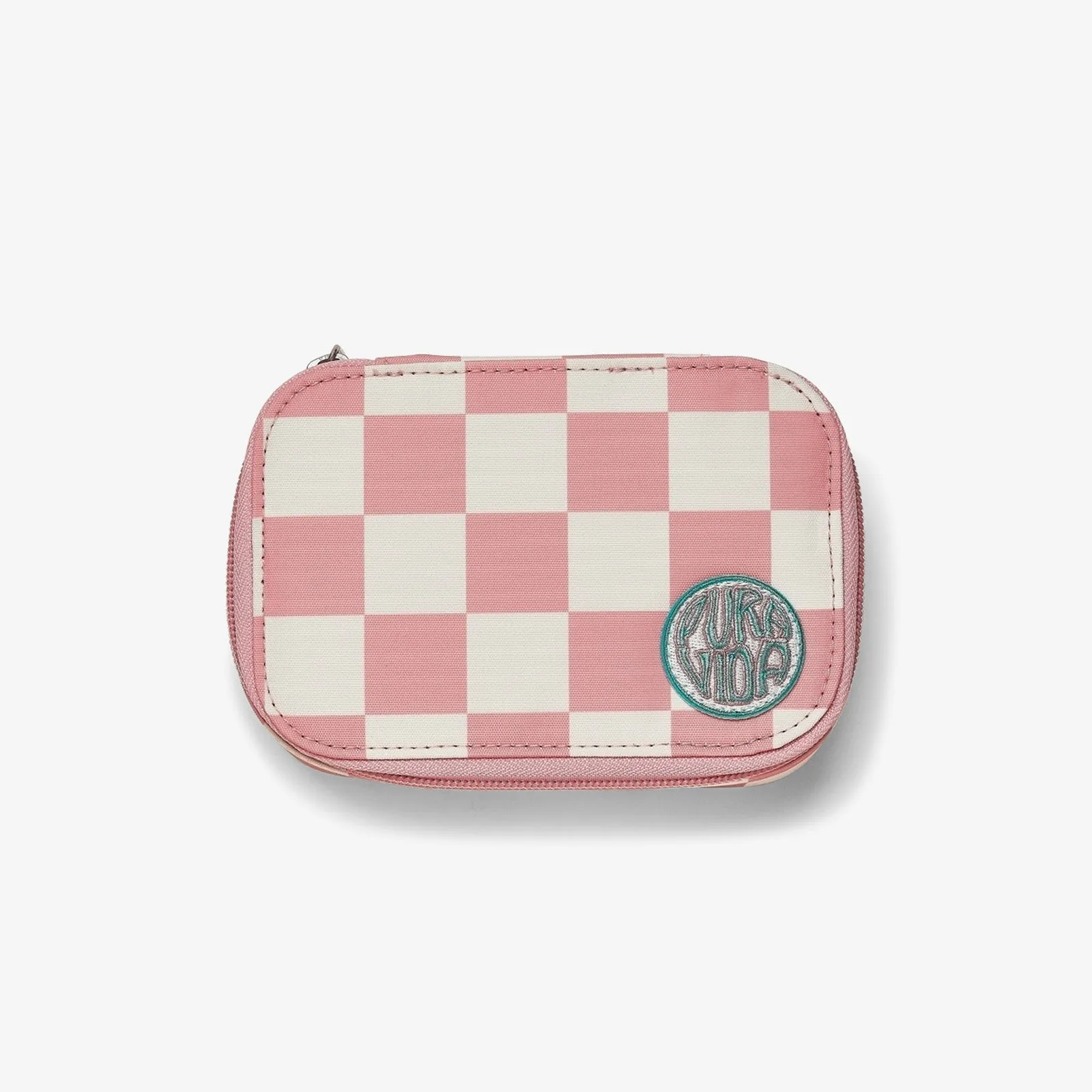 Pink Checkered Jewelry Case sold by Pura Vida product image thumbnail 4