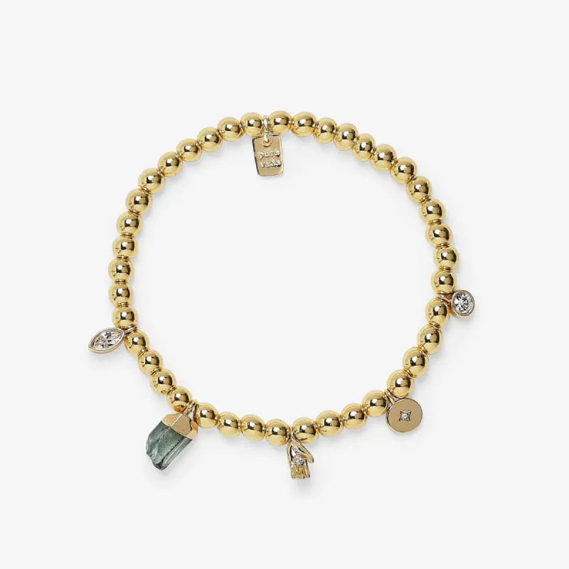 Mystics Mixed Charms Stretch Bracelet sold by Pura Vida