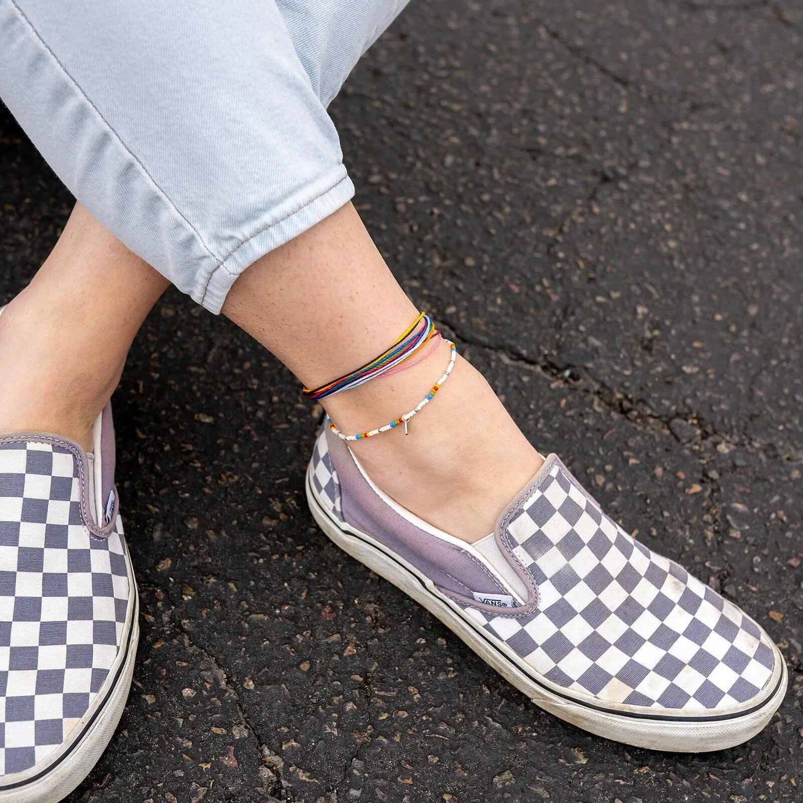 Progress Pride Anklet sold by Pura Vida product image thumbnail 3