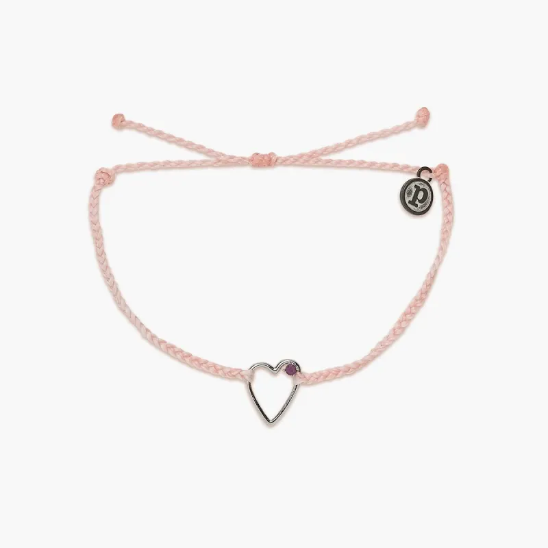 Sweetheart Stone Charm Bracelet sold by Pura Vida
