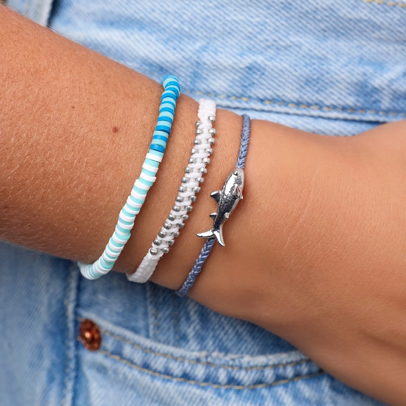 Silver Shark Style Pack sold by Pura Vida product image thumbnail 2