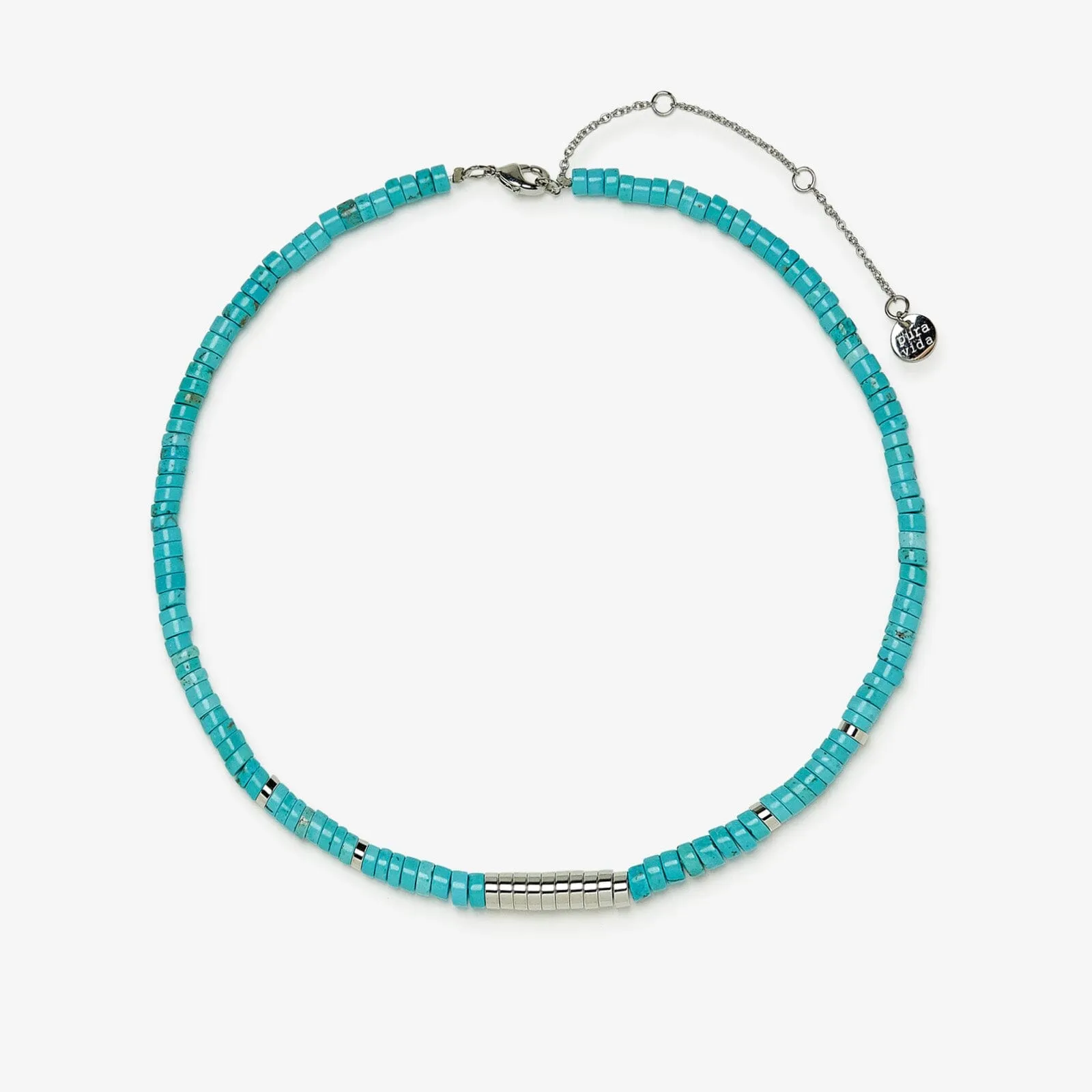 Turquoise Bead Choker sold by Pura Vida
