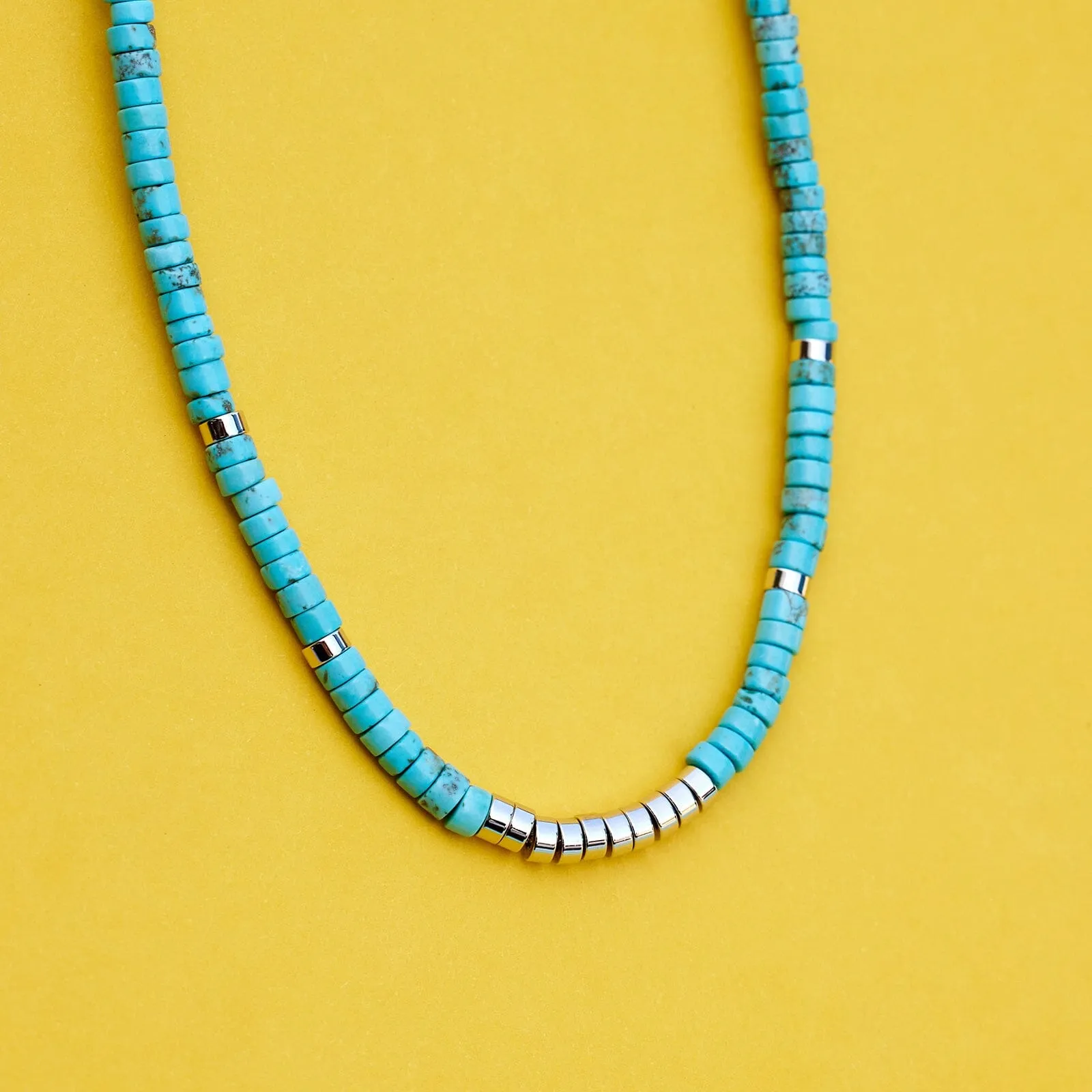 Turquoise Bead Choker sold by Pura Vida product image thumbnail 4