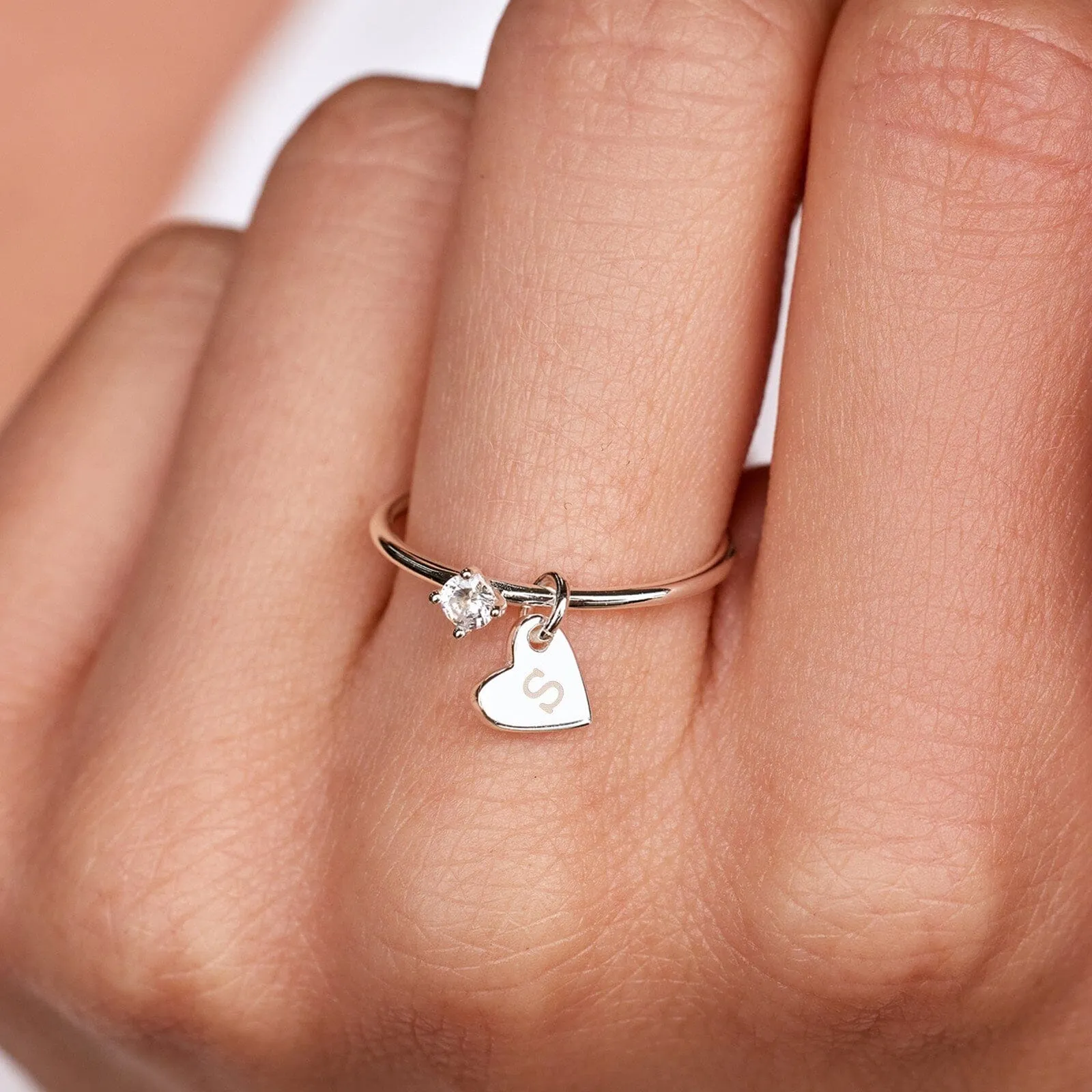 Demi-Fine Engravable Heart Ring sold by Pura Vida product image thumbnail 4