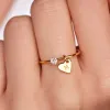 Demi-Fine Engravable Heart Ring sold by Pura Vida