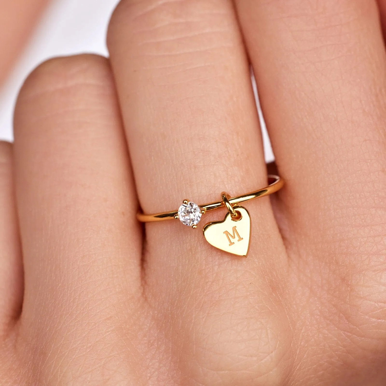 Demi-Fine Engravable Heart Ring sold by Pura Vida product image thumbnail 3