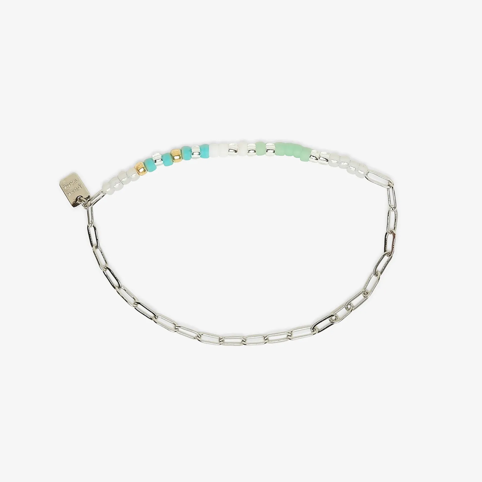Seabright Stretch Bead & Chain Bracelet sold by Pura Vida product image thumbnail 2