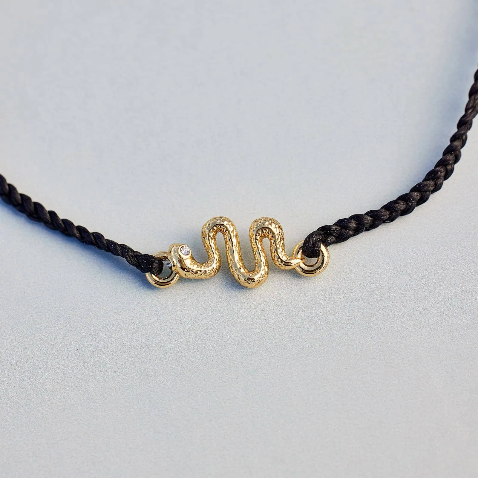 Snake Gold Charm Bracelet sold by Pura Vida product image thumbnail 4