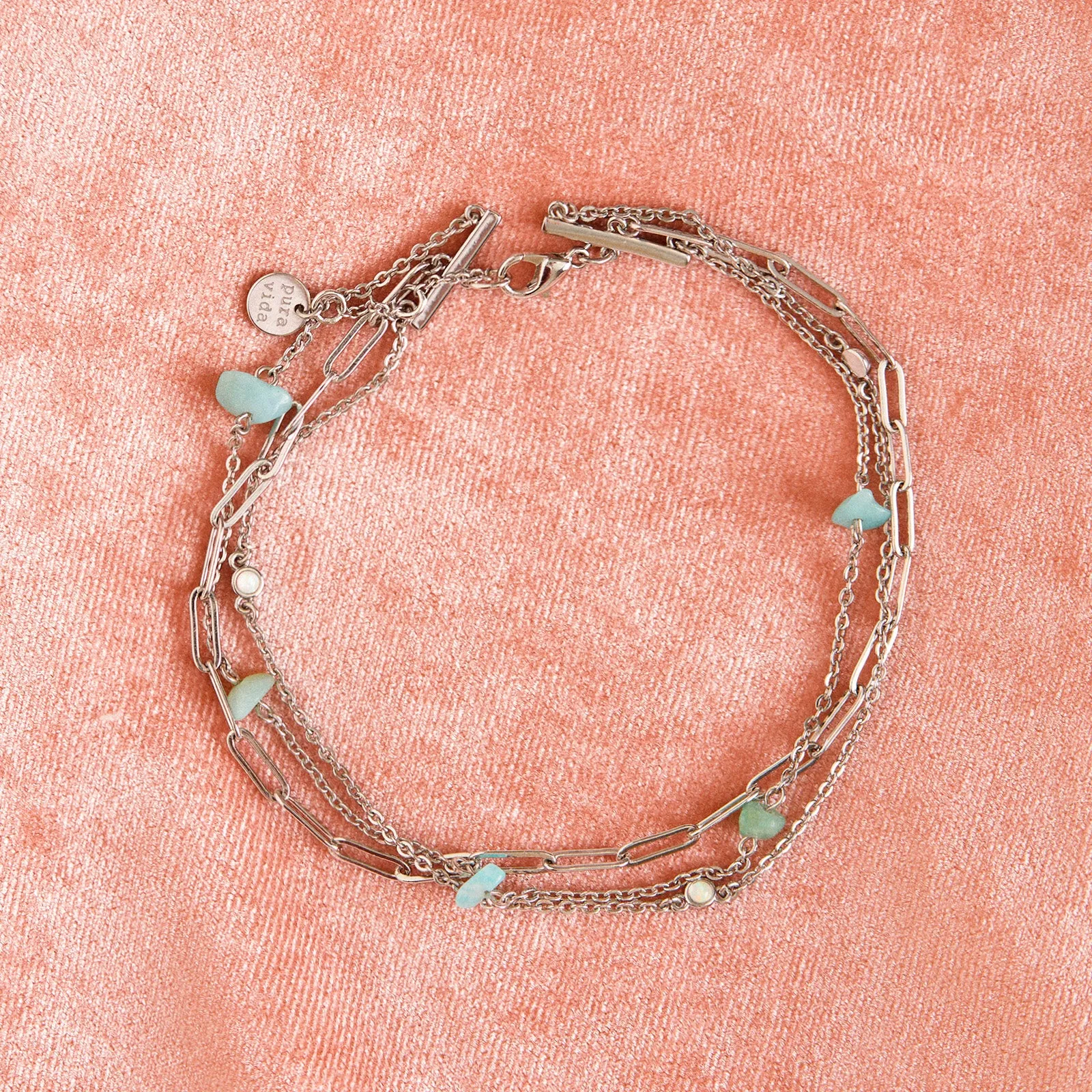 Isla Multi Chain Anklet sold by Pura Vida product image thumbnail 4