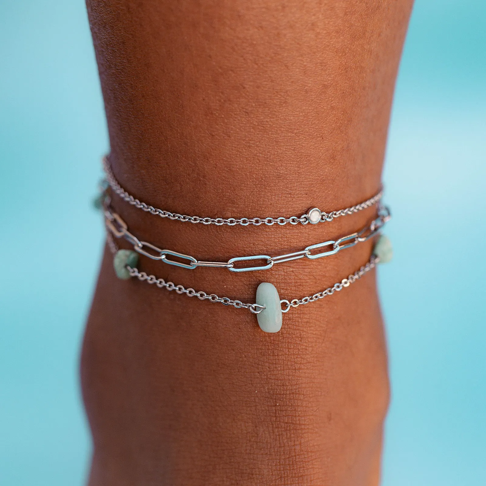 Isla Multi Chain Anklet sold by Pura Vida product image thumbnail 3