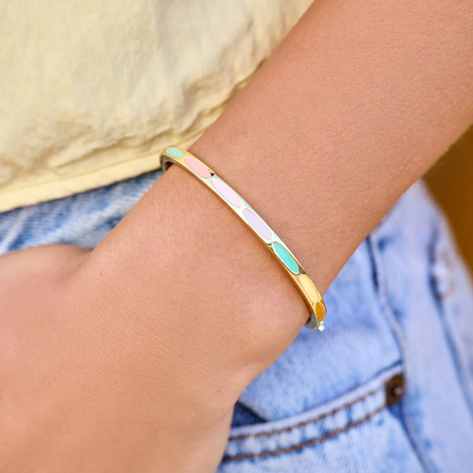 Ombre Rainbow Bangle sold by Pura Vida product image thumbnail 2
