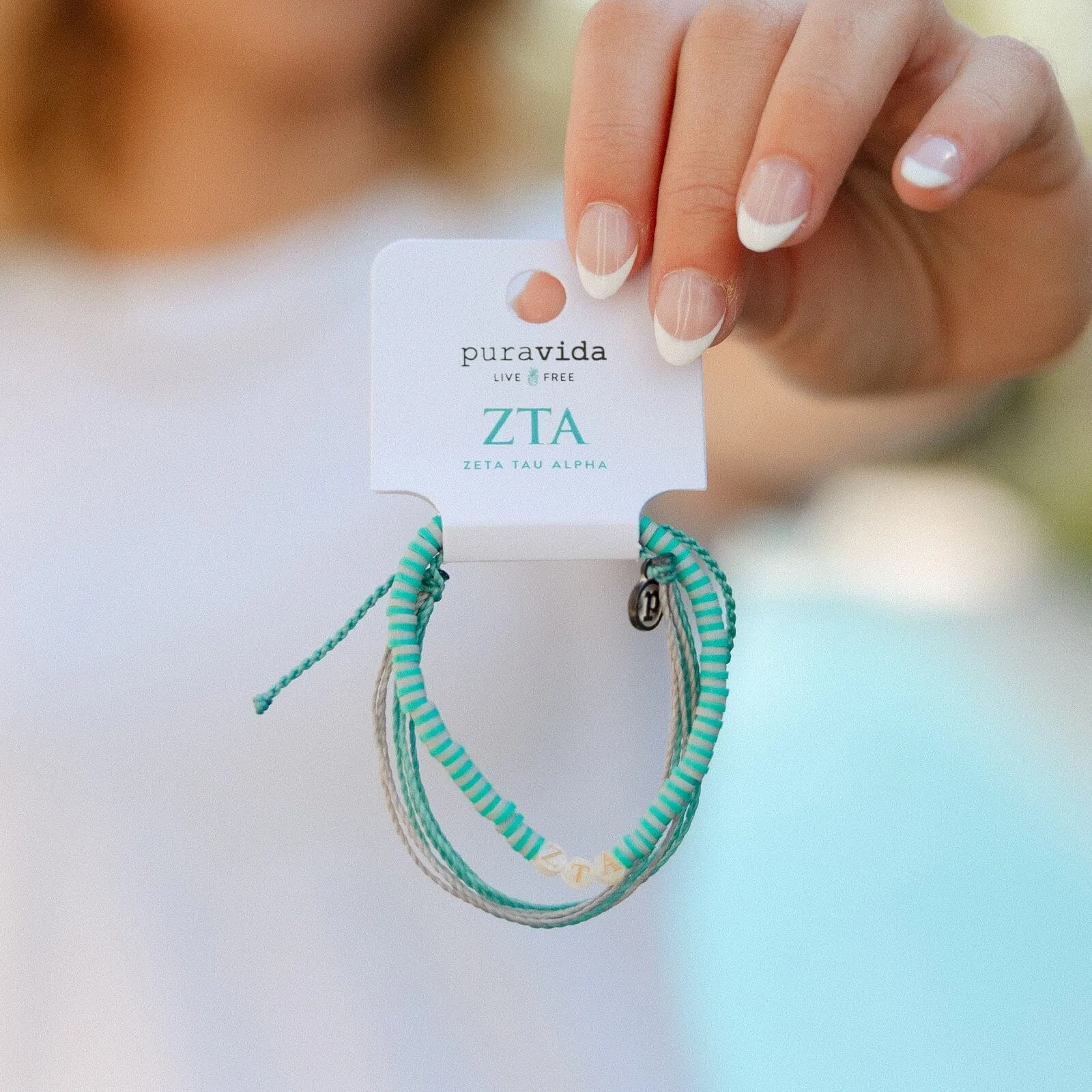Zeta Tau Alpha Bracelet Set of 2 sold by Pura Vida product image thumbnail 5