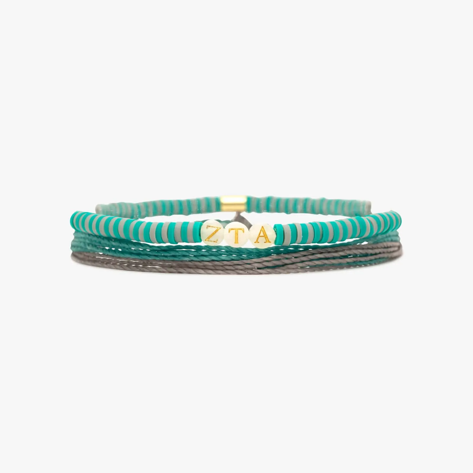 Zeta Tau Alpha Bracelet Set of 2 sold by Pura Vida