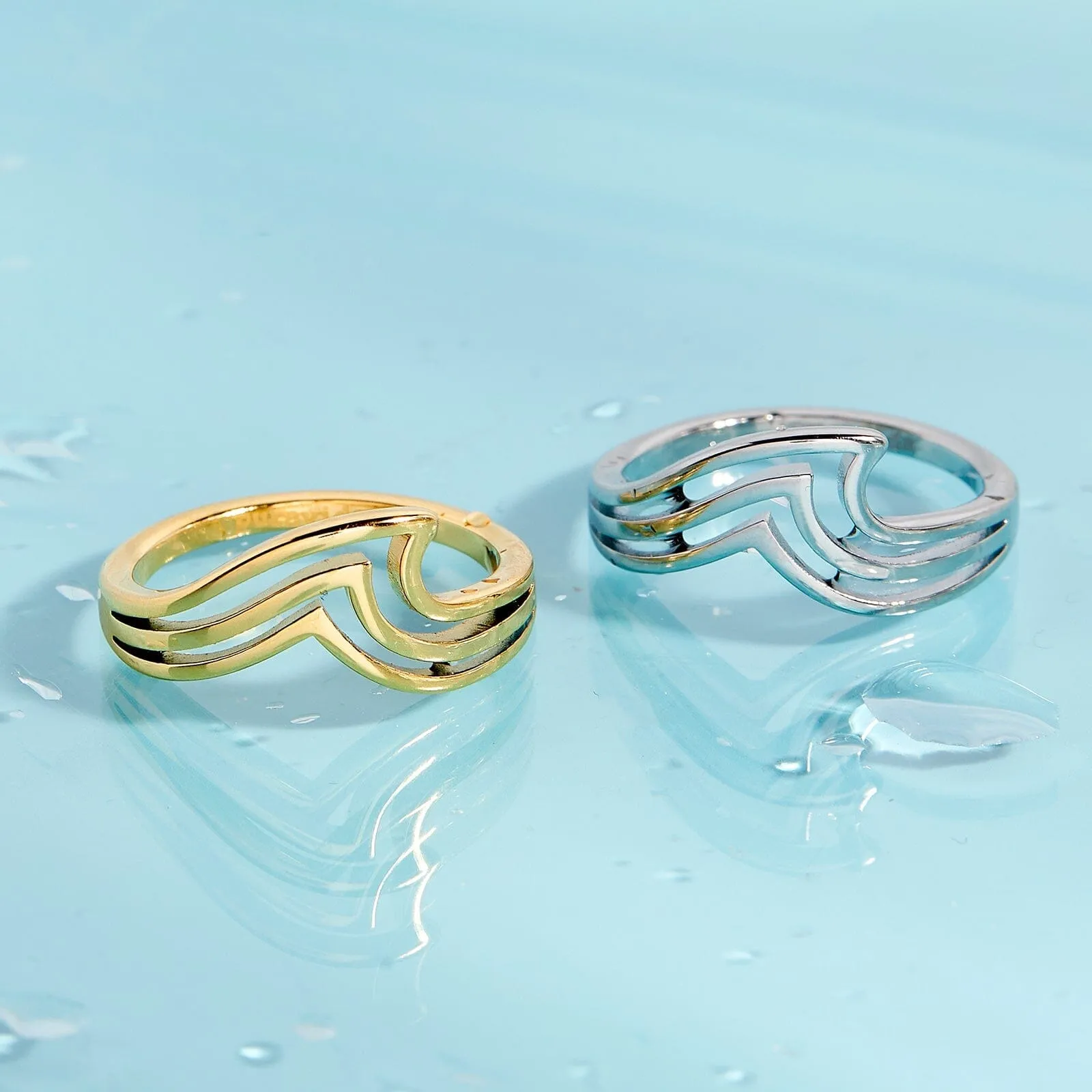 Surfrider Triple Wave Ring sold by Pura Vida product image thumbnail 5