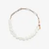 Pearl Heart Paperclip Chain Stretch Bracelet sold by Pura Vida