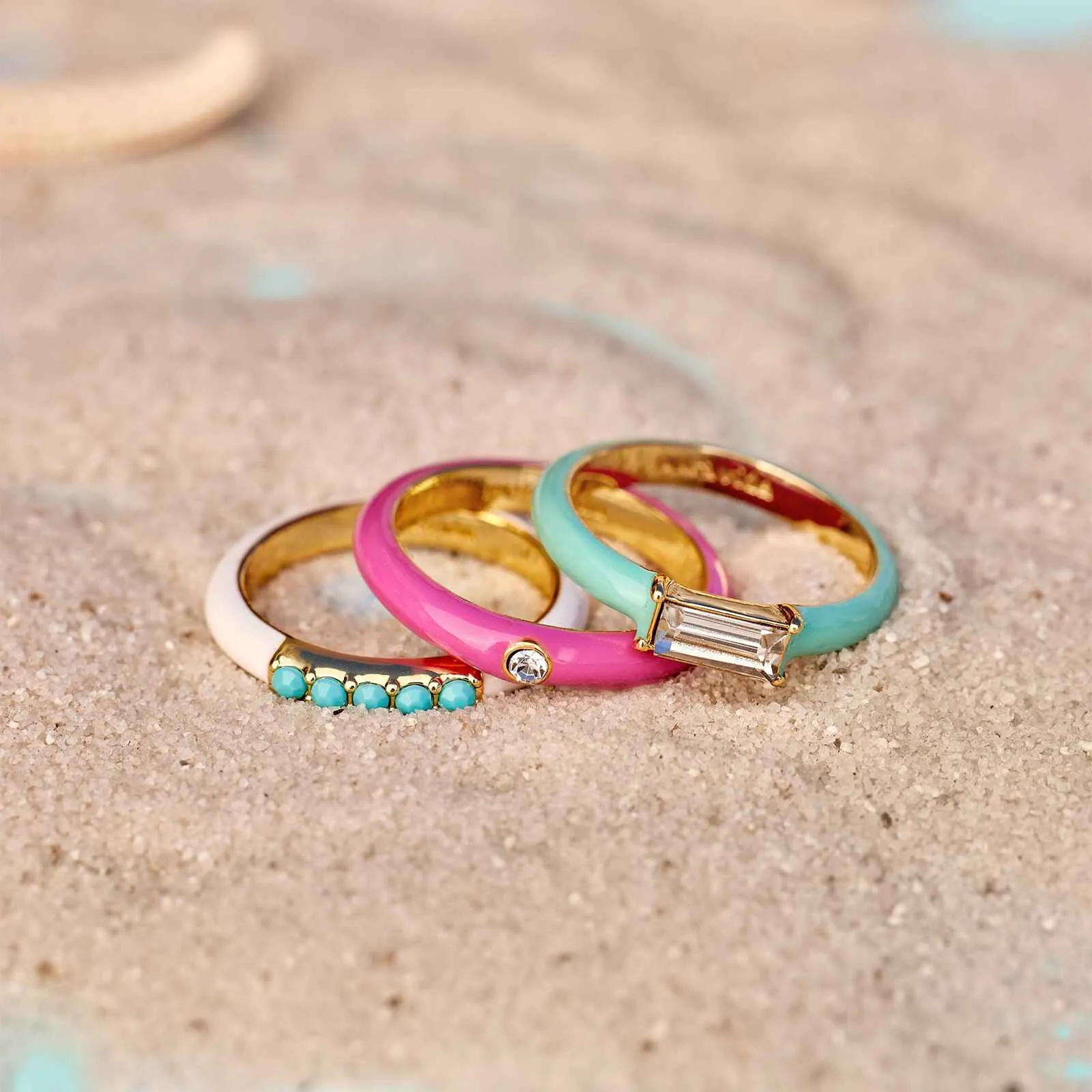 Wanderlust Ring Set sold by Pura Vida product image thumbnail 4
