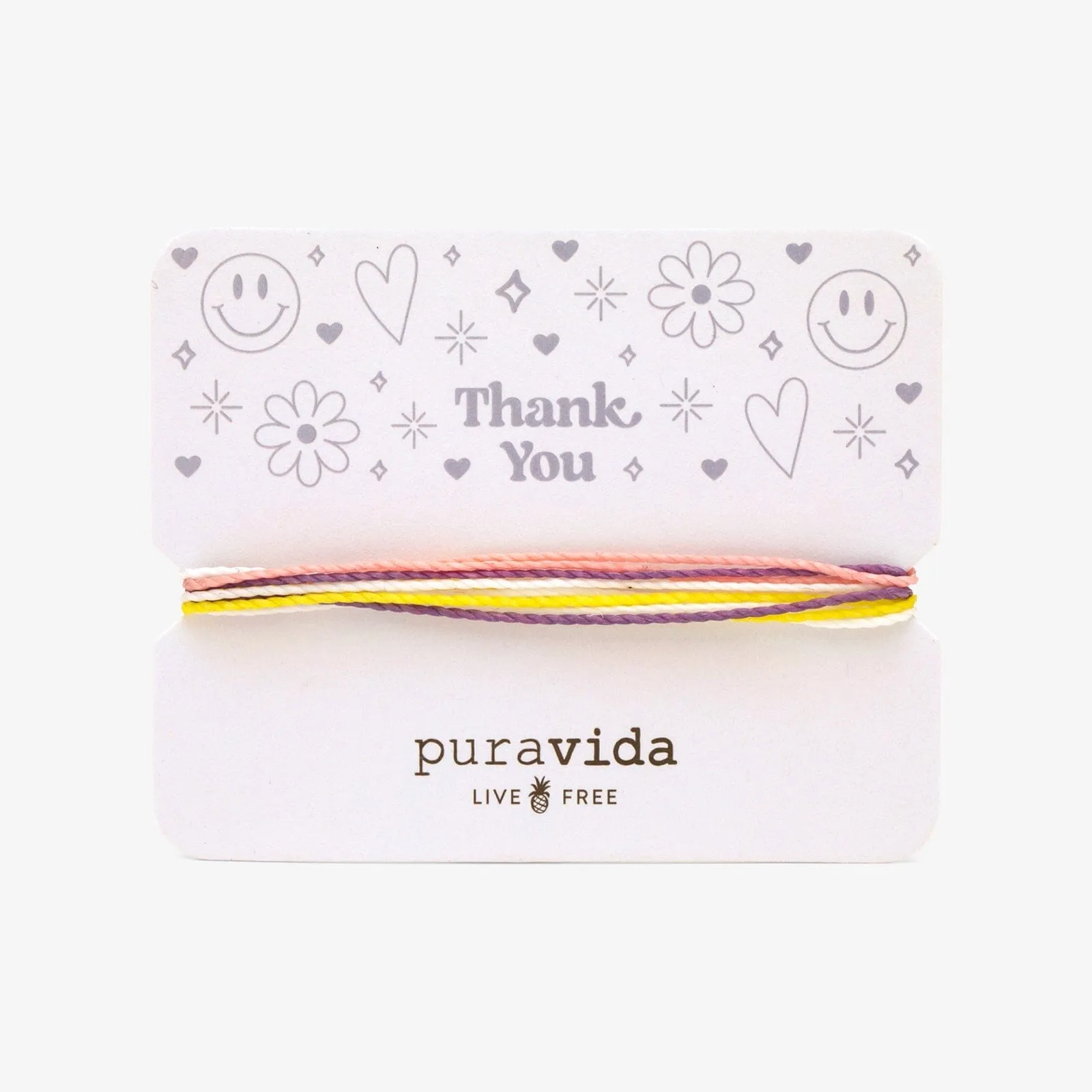 Thank You Bracelet Card sold by Pura Vida
