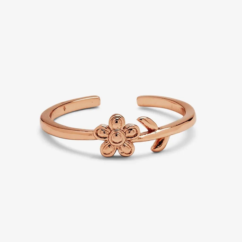 Single Daisy Toe Ring sold by Pura Vida