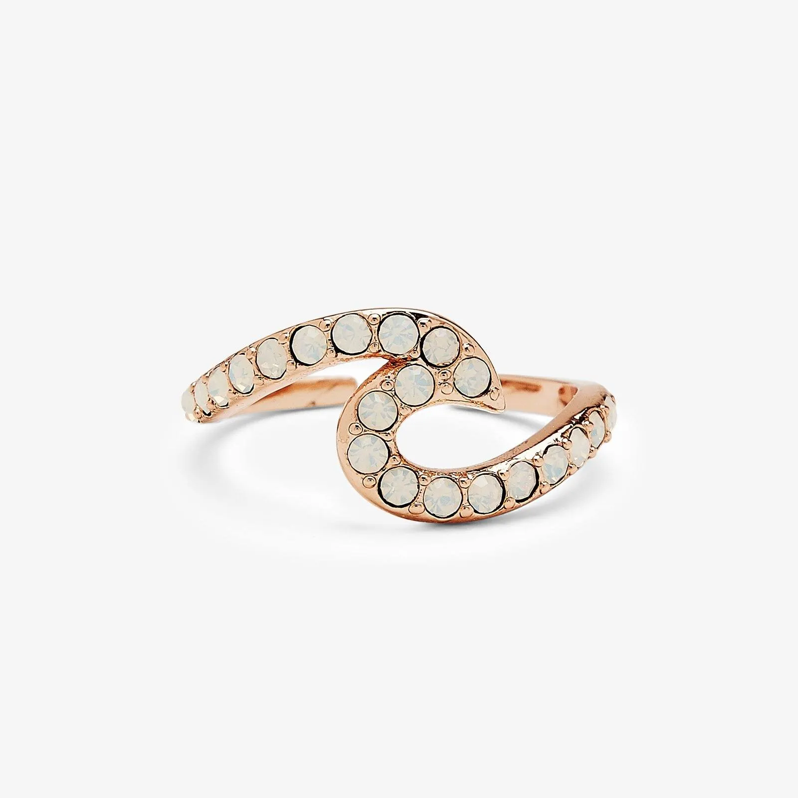 Rose Gold Stone Wave Toe Ring sold by Pura Vida