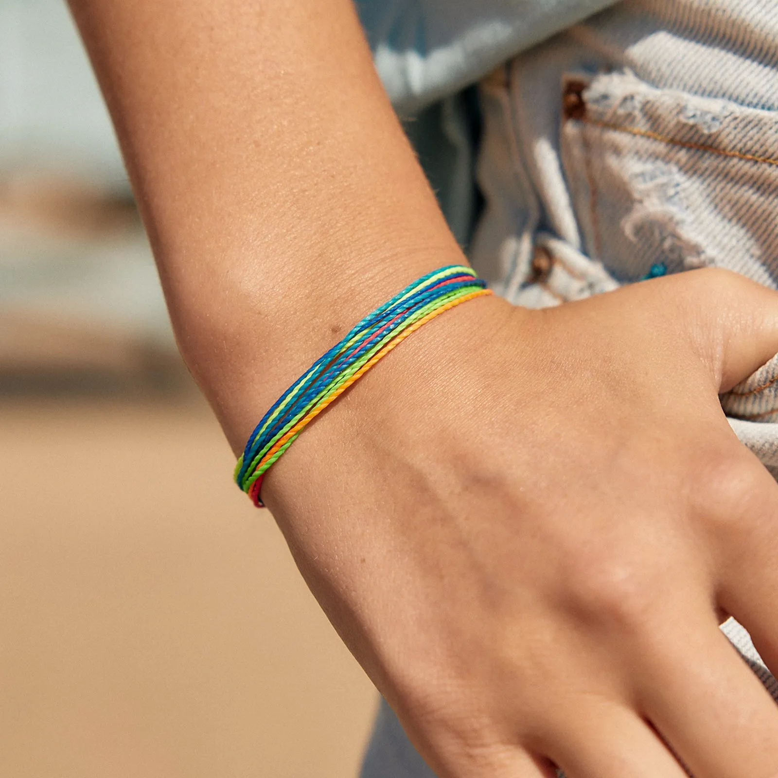 Neon Shoreline Bracelet sold by Pura Vida product image thumbnail 3