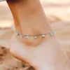 Dangling Gem Chain Anklet sold by Pura Vida