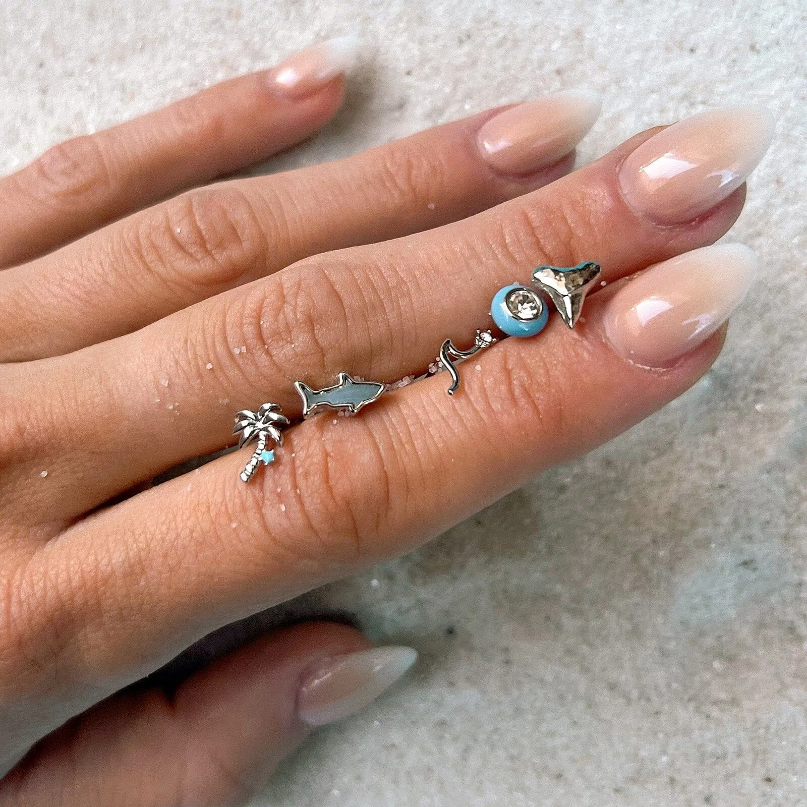 Shark Week Mixed Stud Earring Pack sold by Pura Vida product image thumbnail 4