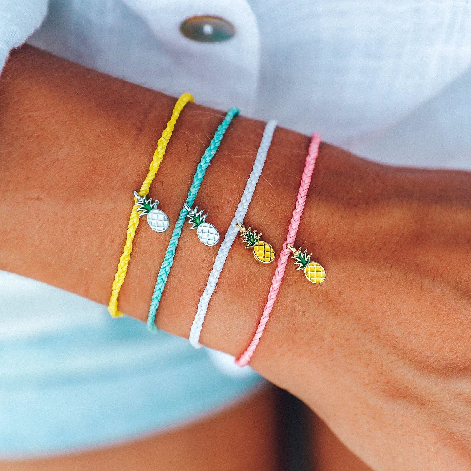 Pineapple Bitty Braid sold by Pura Vida product image thumbnail 4