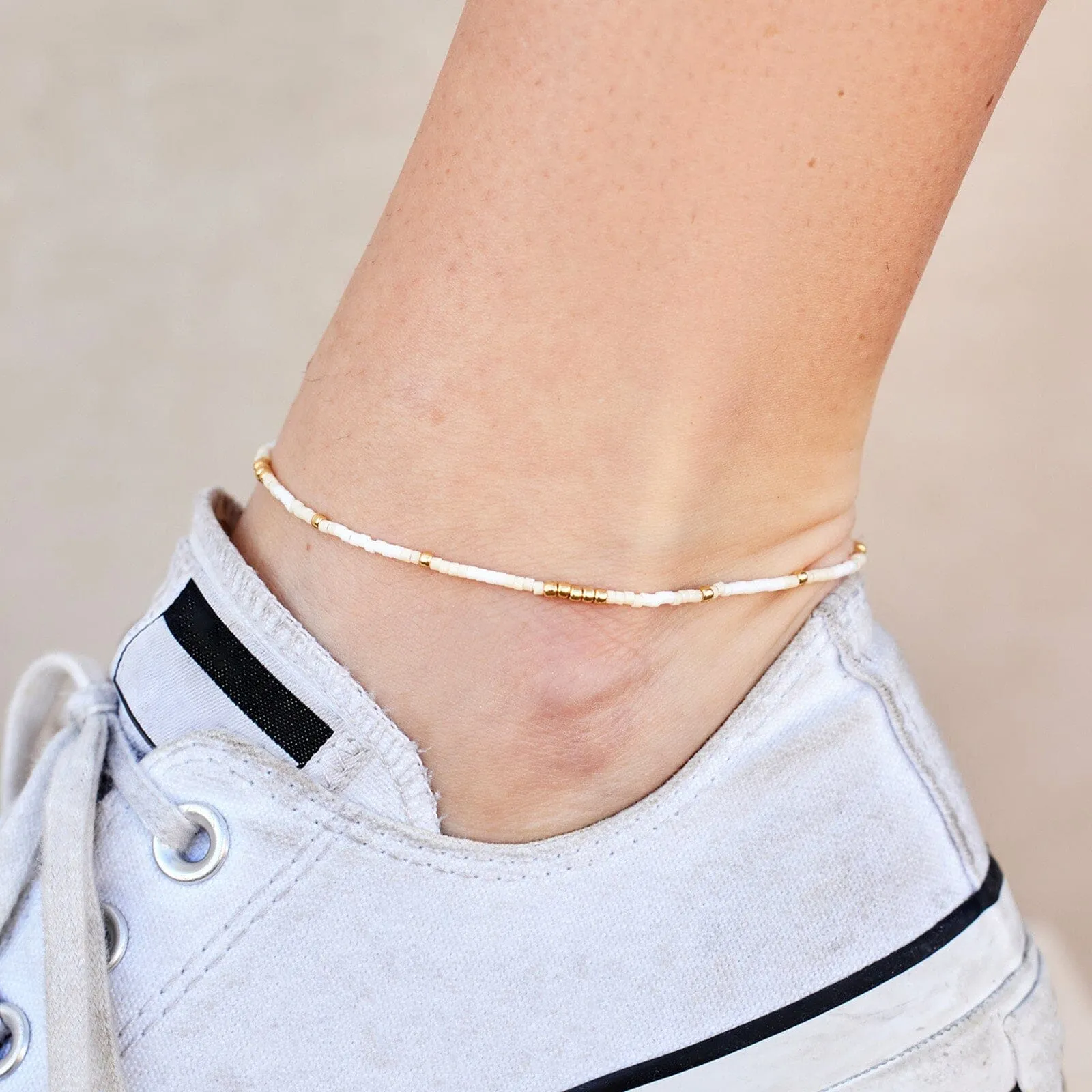 Ventura Stretch Bead Anklet sold by Pura Vida product image thumbnail 5