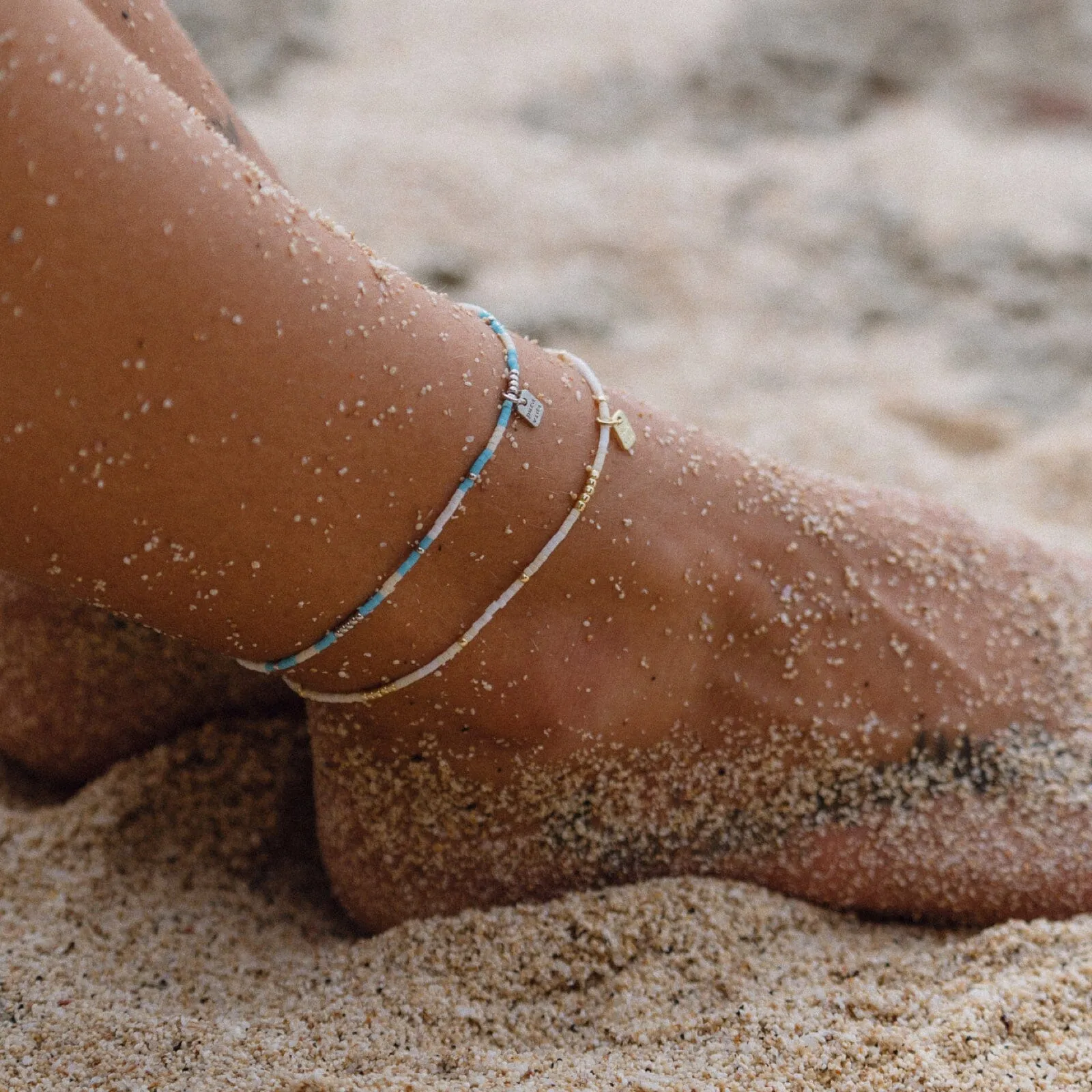 Ventura Stretch Bead Anklet sold by Pura Vida product image thumbnail 3