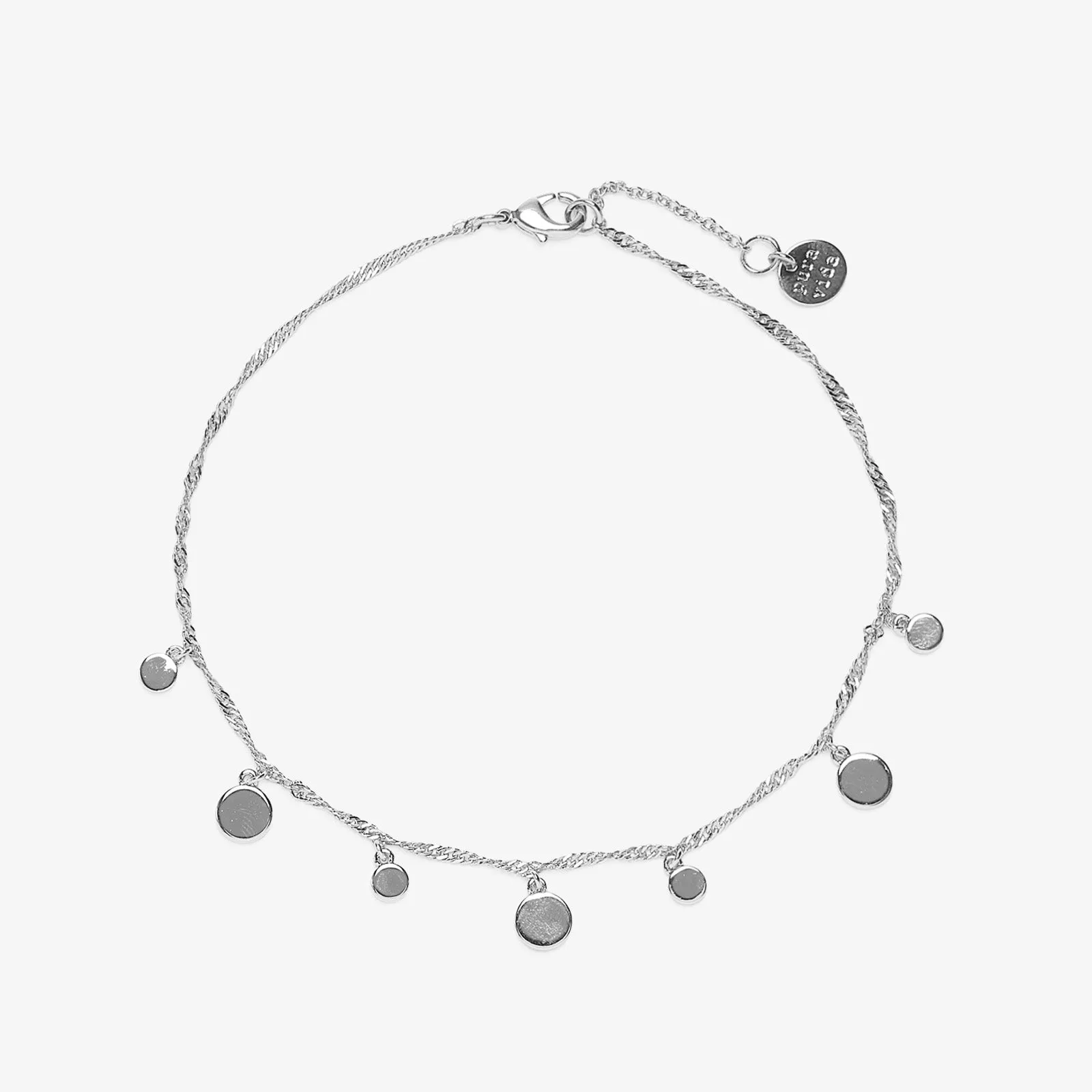 Mixed Mini Coins Chain Anklet sold by Pura Vida