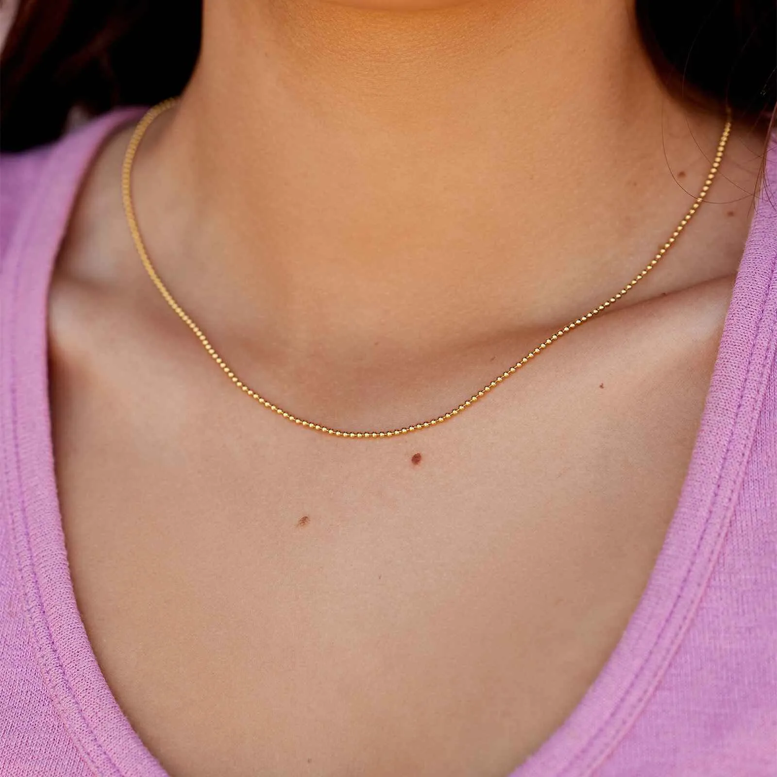 Harper Ball Chain Necklace sold by Pura Vida product image thumbnail 4