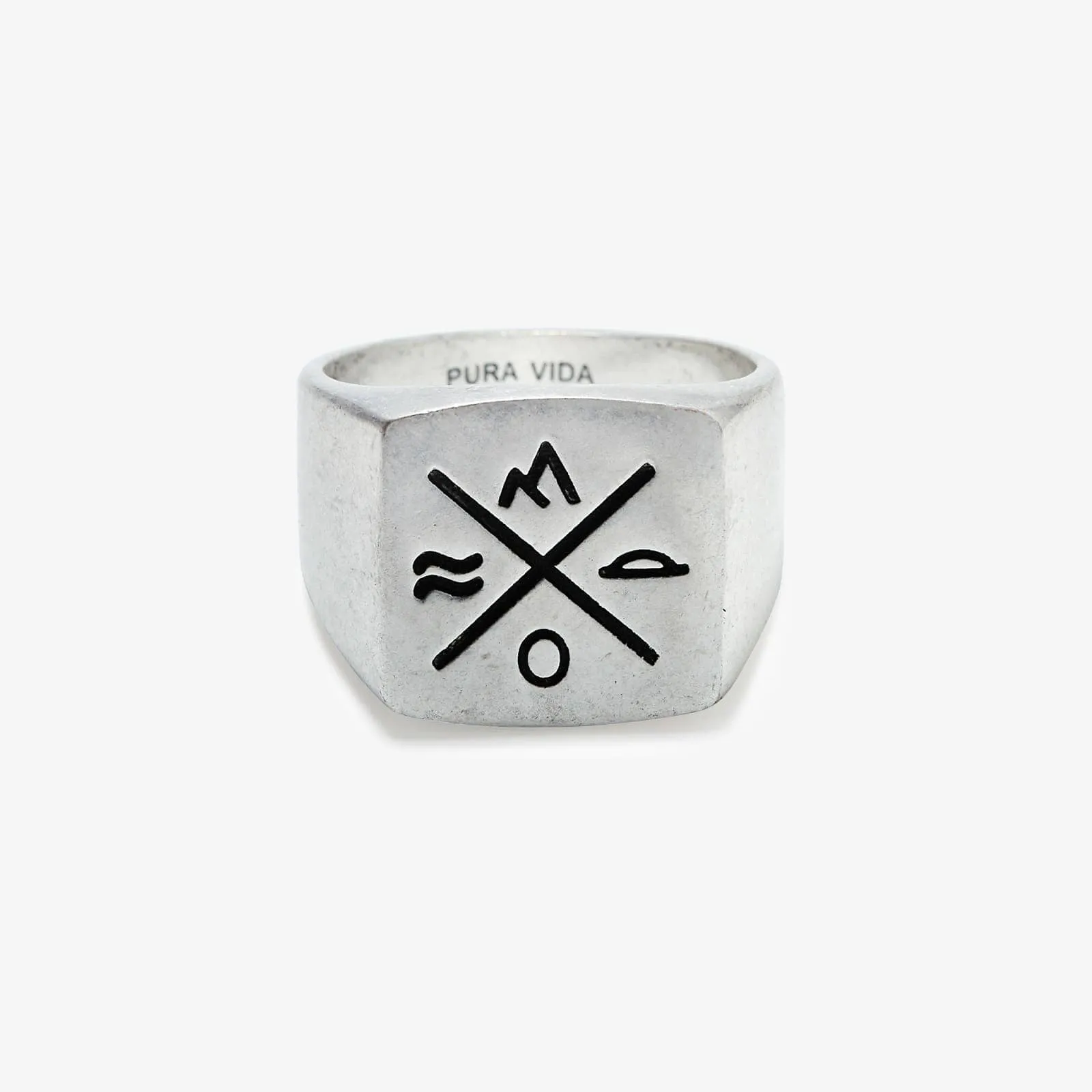 Men's Compass Signet Ring sold by Pura Vida