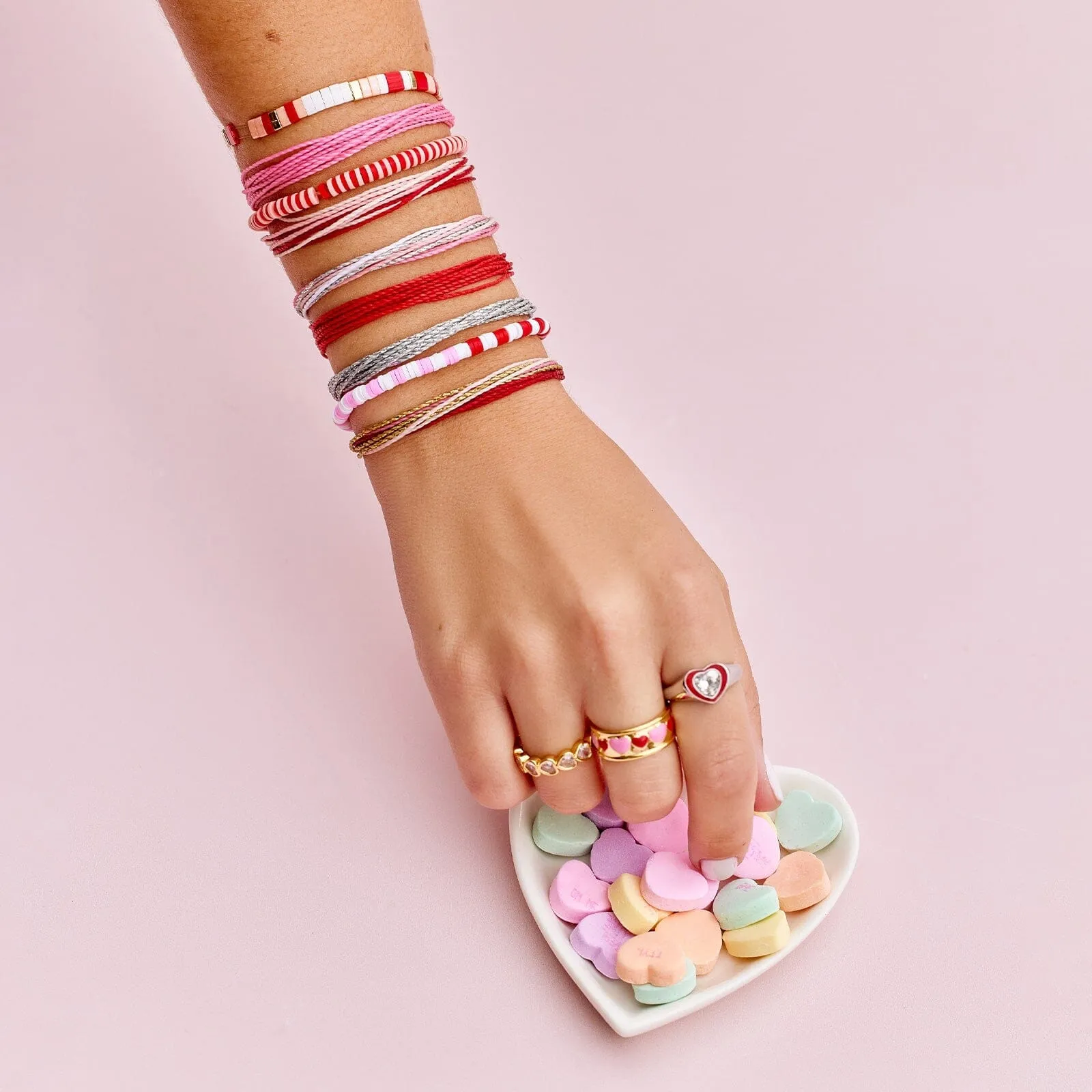 Cuteness Tile Bead Stretch Bracelet sold by Pura Vida product image thumbnail 4