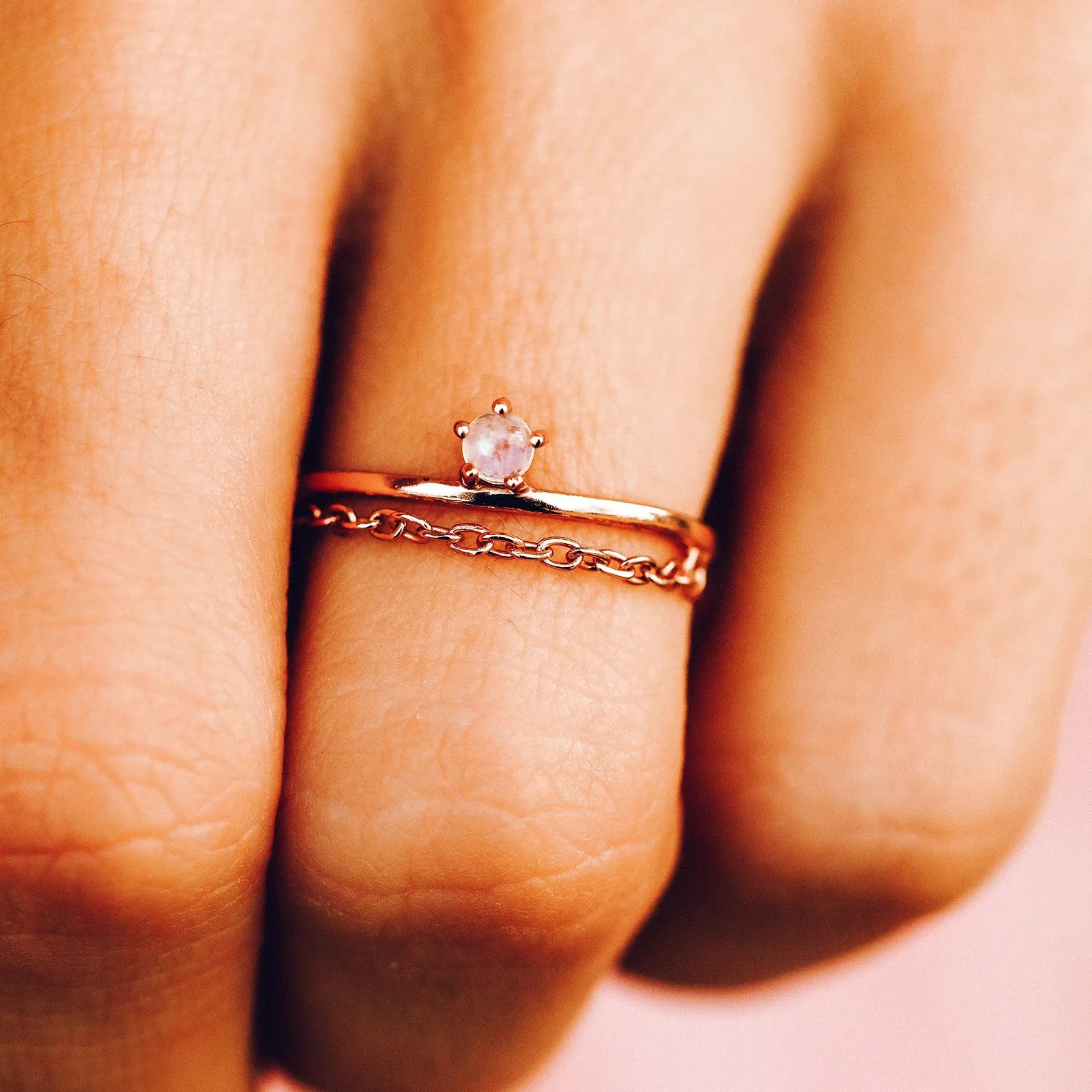 Stone Chain Ring sold by Pura Vida product image thumbnail 4