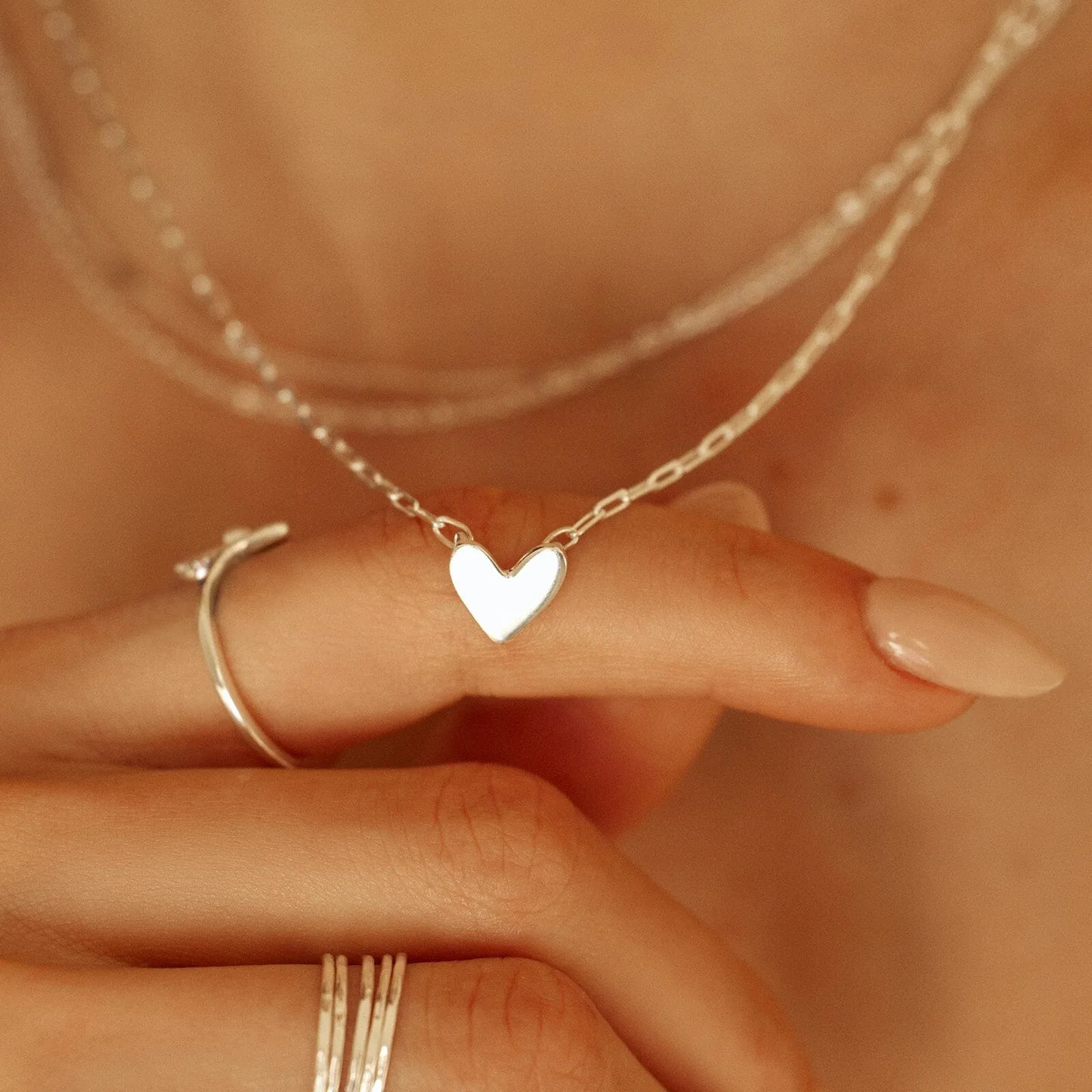Tiny Heart Choker sold by Pura Vida product image thumbnail 5