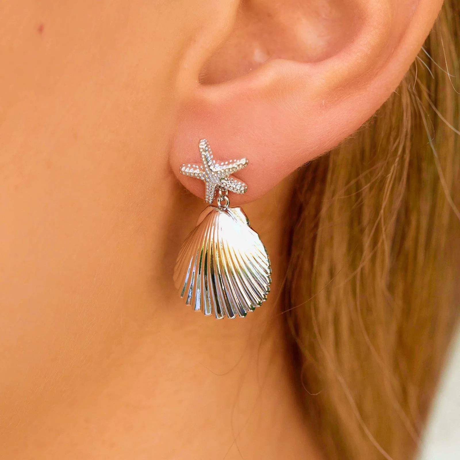 Starfish Dangle Earrings sold by Pura Vida product image thumbnail 2