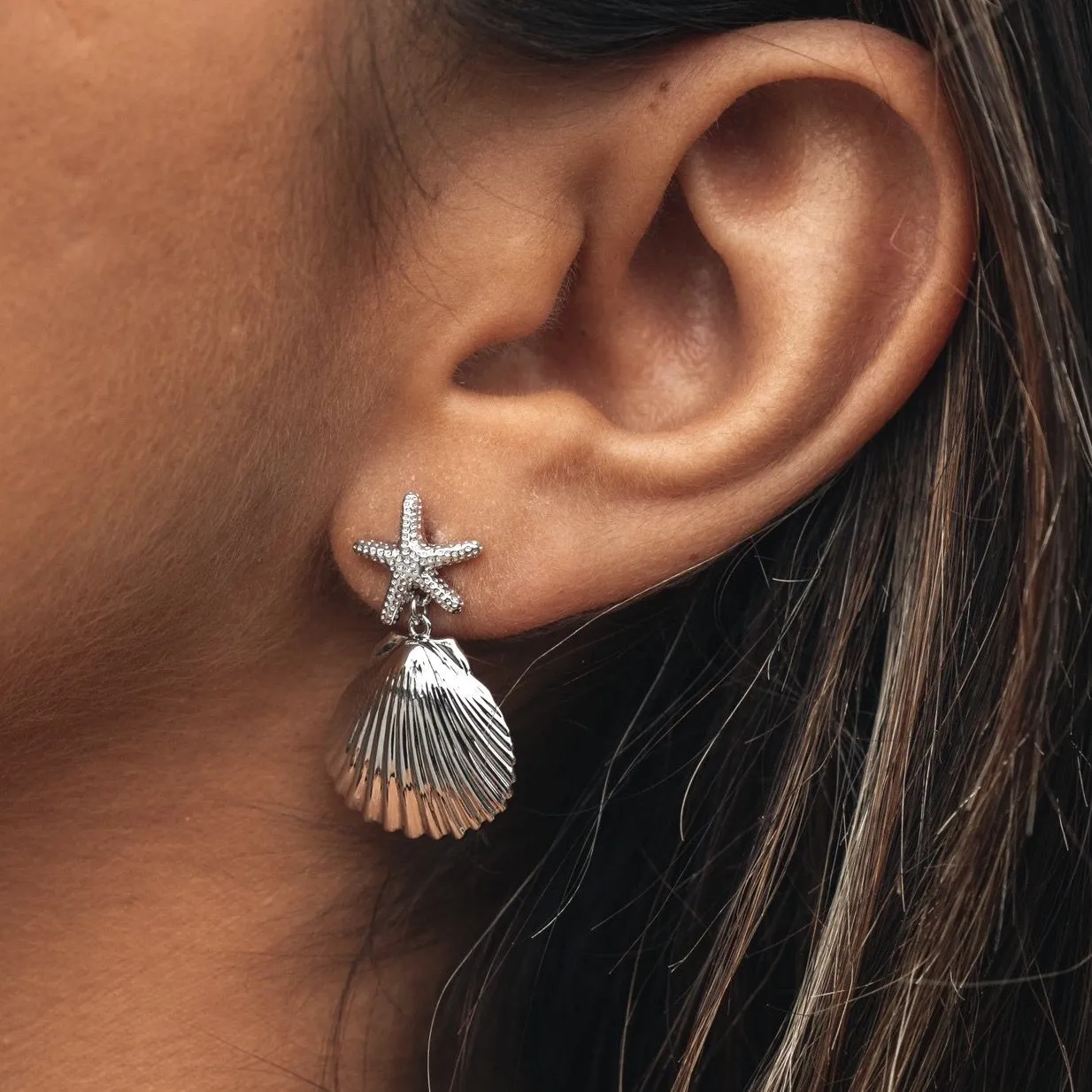 Starfish Dangle Earrings sold by Pura Vida product image thumbnail 5