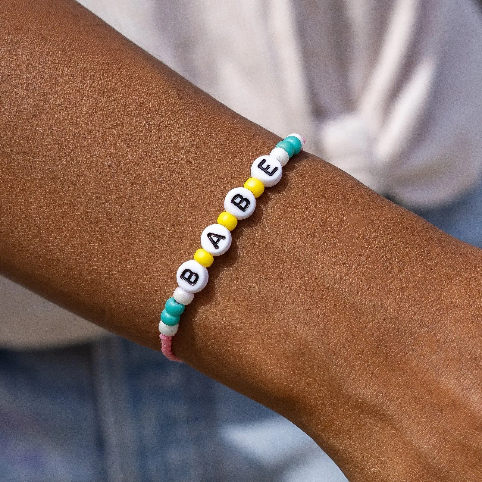 Babe Alphabet Bead Bracelet sold by Pura Vida product image thumbnail 3