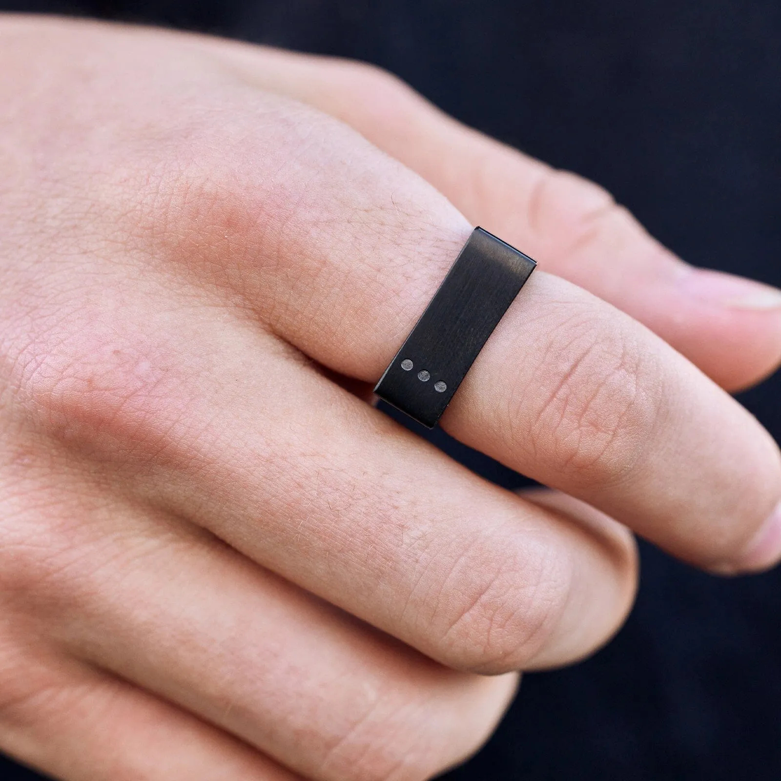 Men's Motivation Signet Ring sold by Pura Vida product image thumbnail 4