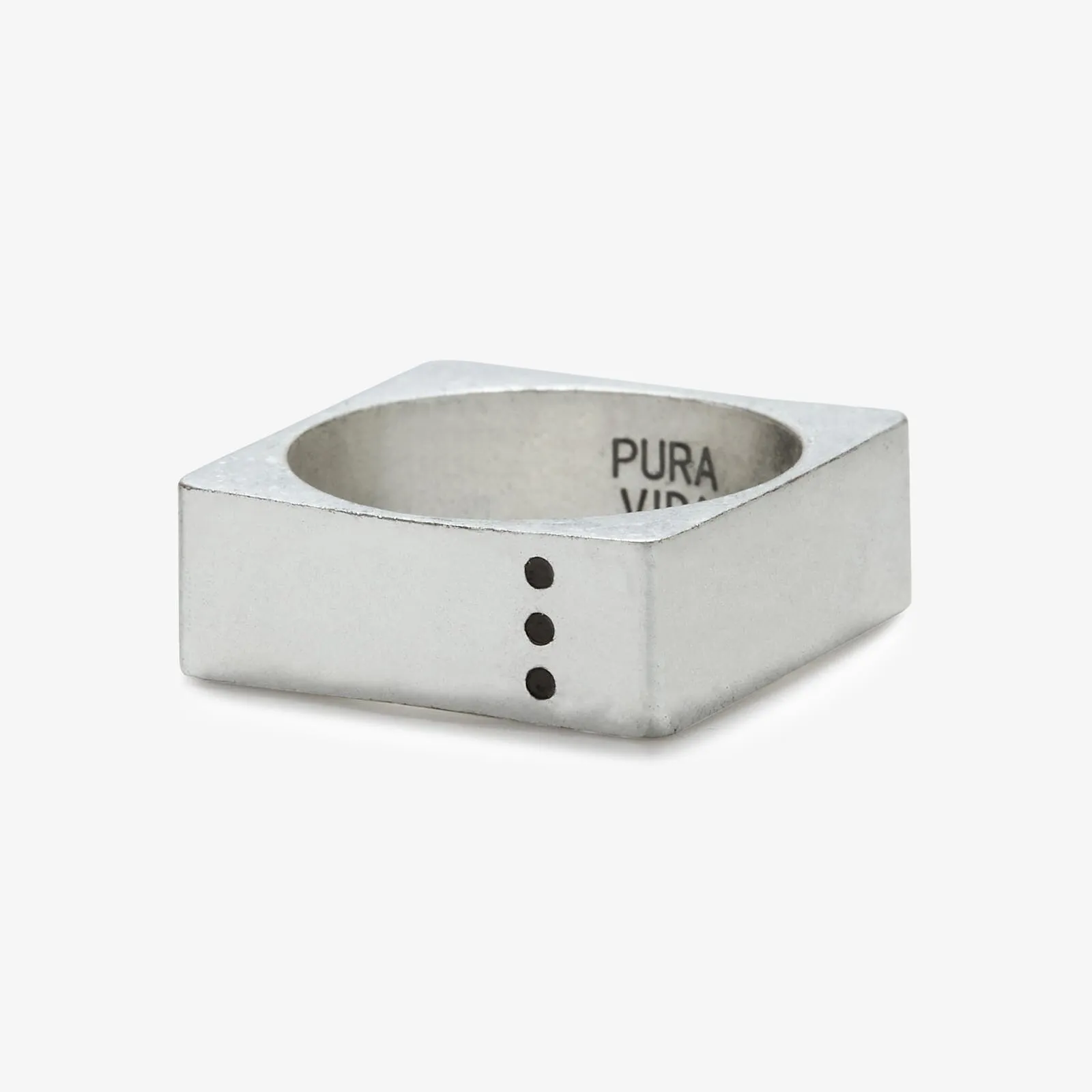Men's Motivation Signet Ring sold by Pura Vida