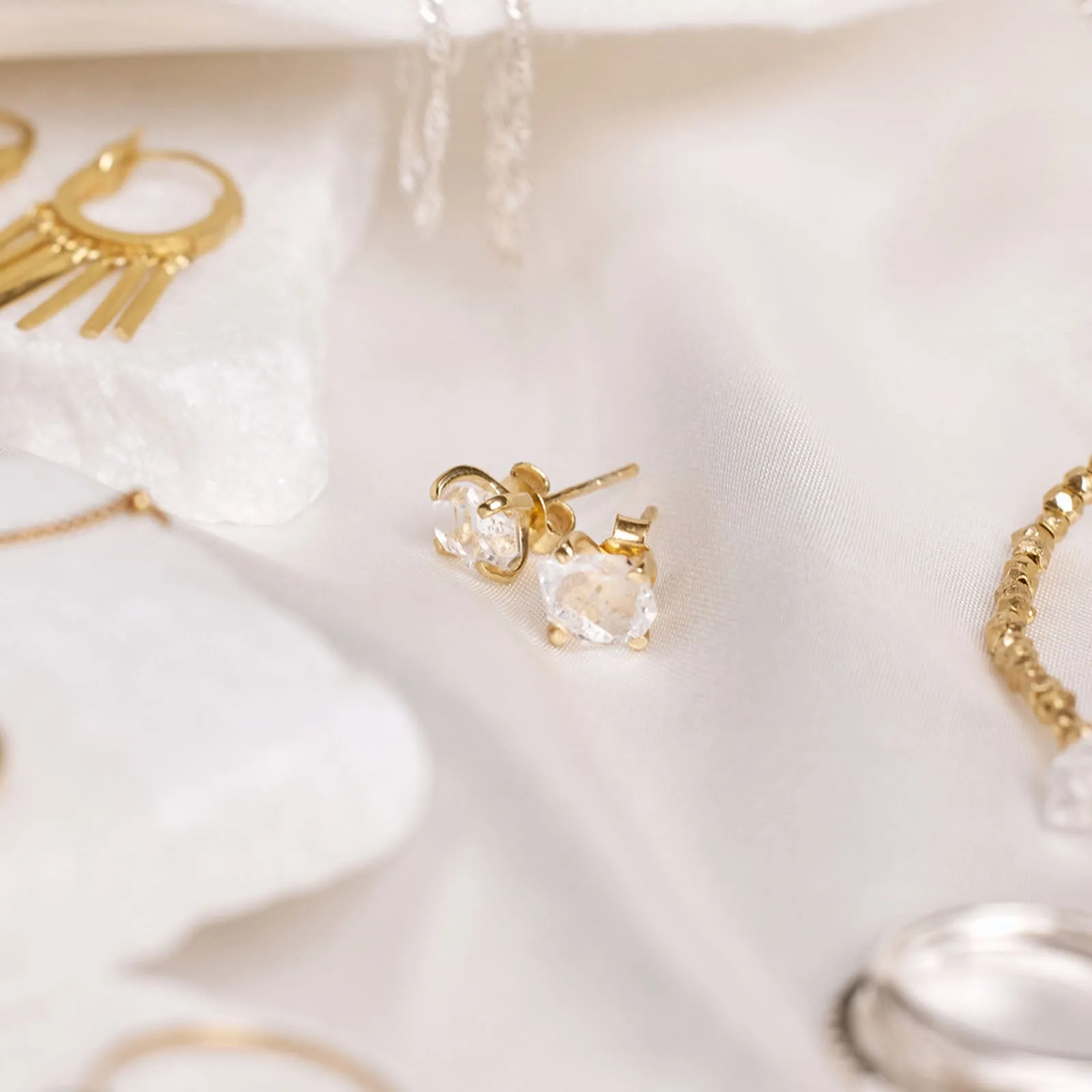 Herkimer Stud Earrings sold by Pura Vida product image thumbnail 4