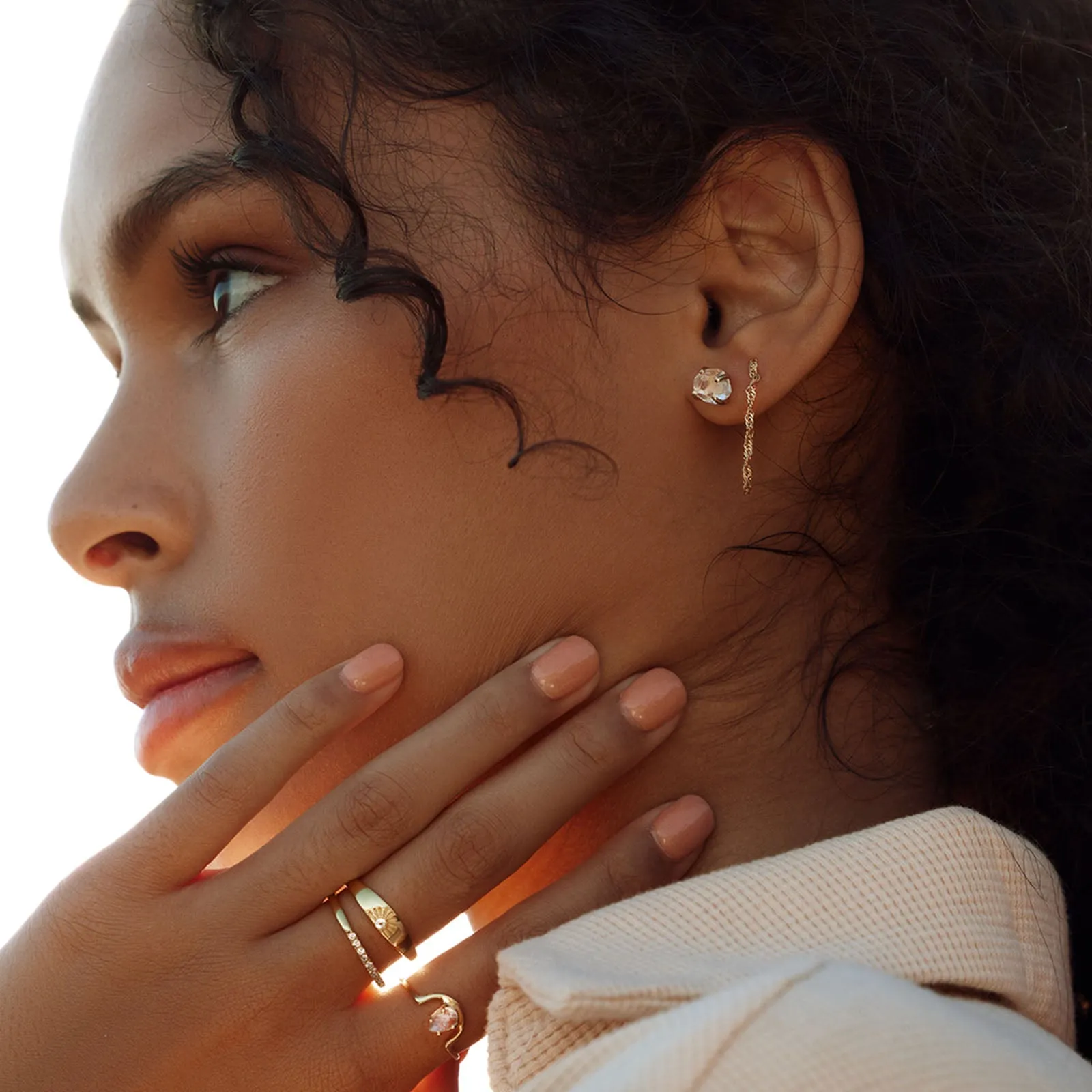 Herkimer Stud Earrings sold by Pura Vida product image thumbnail 2