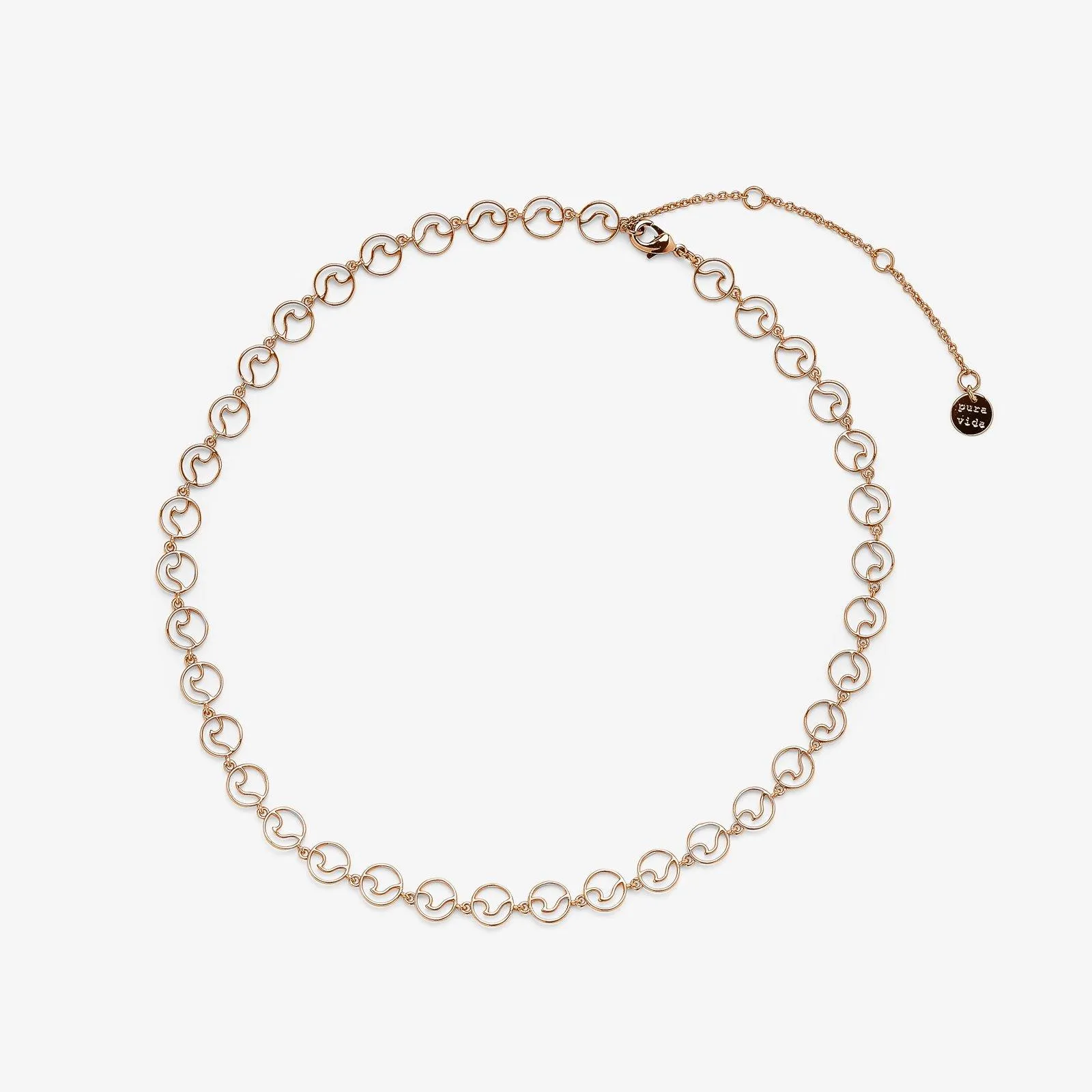 Mini Wave Chain Anklet sold by Pura Vida product image thumbnail 2